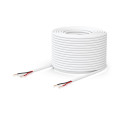 Ubiquiti UACC-CABLE-DOORLOCKRELAY-1P Door Lock Relay Cable, 500-foot (152.4 m) Spool of One Pair, Low-voltage Cable, Solid bare coppe , 36V DC, White