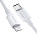 UGREEN 6957303814930 10493 MFI USB-C to Lightning Cable 1M White