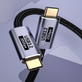 USP 6976552042406 BoostUp Cafule Braided USB-C to USB-C (3.2 Gen2) Charge & Video Cable (1.5M) -Black,5A/100W PD,20Gbps,8K/60Hz,USB-C Compatibility,5 Years Warranty