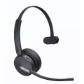 Yealink WH64-H-M-MS *LS WH64 Hybrid Mono Teams DECT Wireless Headset, DECT & Bluetooth Hybrid Wireless Technology, 3-Mic Noise Cancellation, Teams, Dongle WDD60
