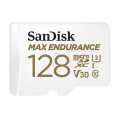 Sandisk SDSQQVR-128G-GN6IA Max Endurance 128GB microSD 100MB/s 40MB/s 20K hrs 4K UHD C10 U3 V30 -40°C to 85°C Heat Freeze Shock Temperature Water X-ray Proof SD Adapter