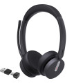 Yealink BH70-D-UC-C/A BH70 Bluetooth Wireless Stereo Headset UC, BT51 C Dongle with A Adapter, 3-Mic Noise Cancellation, 35 Hours Talk Time, Comfort Wearing