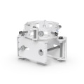 Ubiquiti UACC-WAVE-AP-MICRO-MOUNT Wave AP Micro Mount， Corrosion-resistant Pole Mount, Supports Up to Four Wave AP Micros, Full 360° Broadcasting,