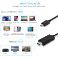 Choetech 6932112102089 CH0020 4K 60Hz USB-C to HDMI Cable 2M Black