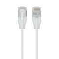 Ubiquiti UACC-CABLE-PATCH-EL-C6A-0.15M-W-24 UniFi Premium Patch Cable,0.15M, 24-Pack, White, Ultra-Thin Braided Patch Cable, Designed Optimized 10GbE Networking
