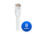 Ubiquiti UACC-CABLE-PATCH-OUTDOOR-8M-W UniFi Patch Cable Outdoor 8M White, Single Unit, All-weather, RJ45 Ethernet Cable, Category 5e