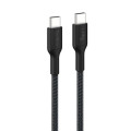 Belkin CAB025FQ1MBK BoostCharge Pro Braided USB-C to USB-C Cable (1M) - Black , 5A/240W, 480Mbps, 350K+ Bend, USB-IF Certified, 2 Years Warranty