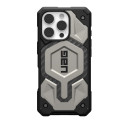 UAG 114456113636 Monarch Pro MagSafe Apple iPhone 16 Pro (6.3') Rugged Case - Titanium , 25ft. Drop Protection(7.6M), 10 Years Warranty