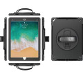 USP 6972890207514 Rugged Apple iPad (10.2') (9th/8th/7th Gen) Case Black - Built-in-Kickstand, Hand & Shoulder Strap, DropProof, 5 Years Warranty