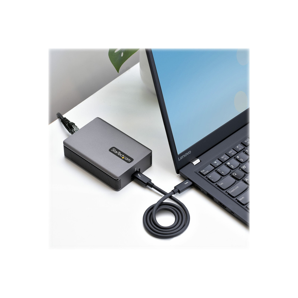 StarTech TB310G2 THUNDERBOLT 3 TO ETHERNET ADAPTER 10G, THUNDERBOLT TO RJ45/NIC 2YR - Image 2