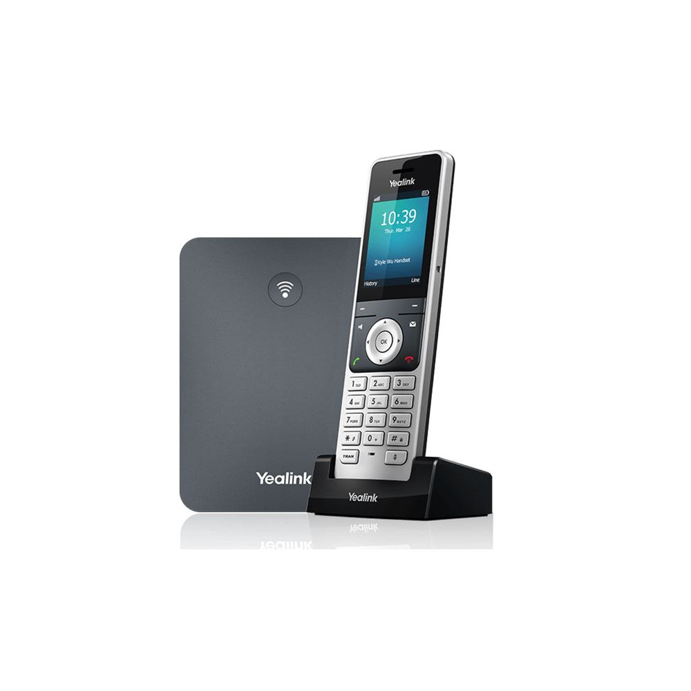 Yealink W76P High-Performance IP DECT Solution including W56H Handset and W70B Base Station, Up to 20 simultaneous calls, Flexible Noise Reduction - Image 1