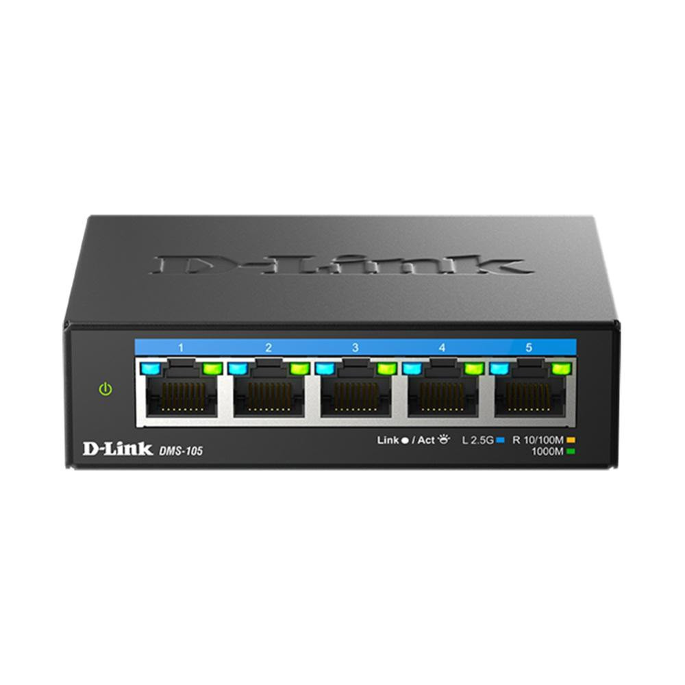 D-Link DMS-105 5-Port mGE Unmanaged Switch - Image 1