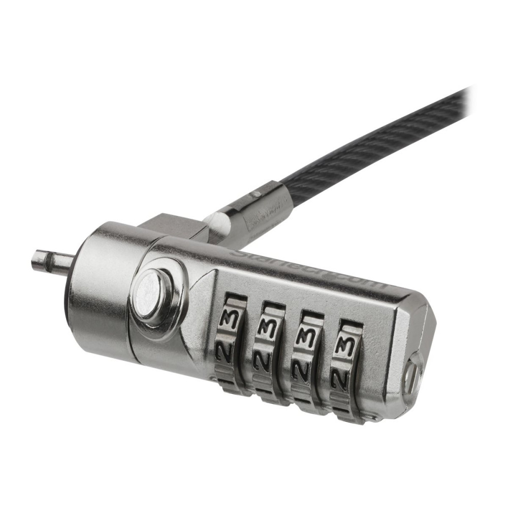 StarTech LTLOCK4D 2M LAPTOP CABLE LOCK - STEEL COMBINATION SECURITY K-SLOT LOCK 2YR - Image 2