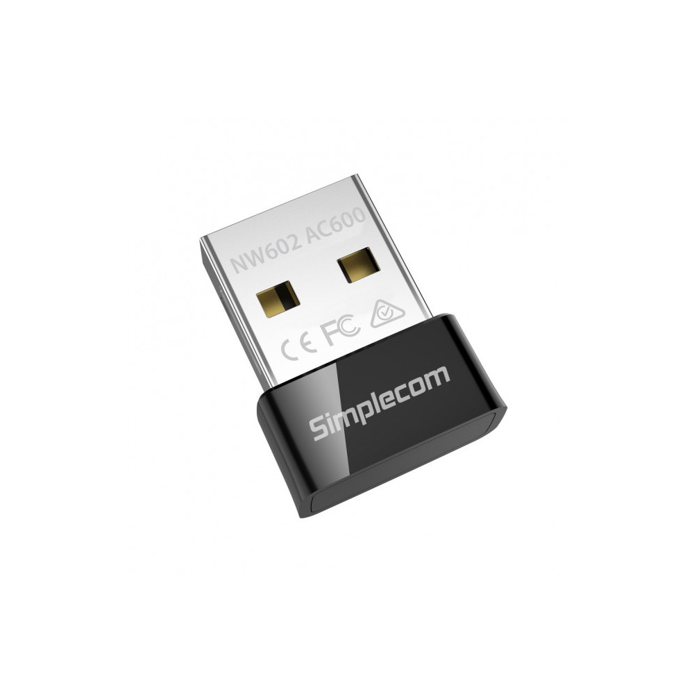 Simplecom NW602 AC600 Dual Band Nano USB WiFi Wireless Adapter - Image 1