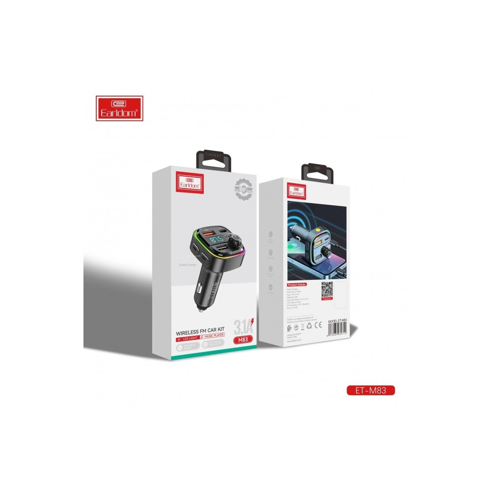 Earldom MOBINTEDM83 M83 Wireless Car Kit FM Transmitter - Image 8