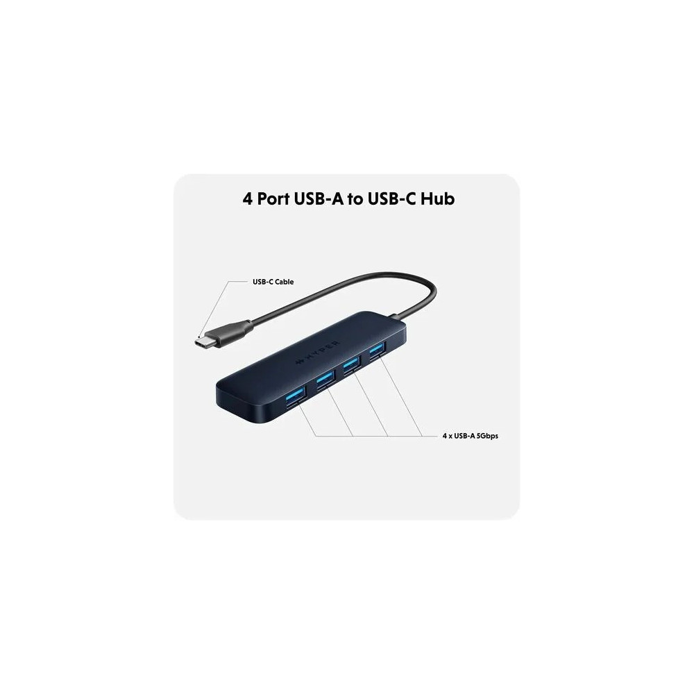 Targus HD5002GL HYPERDRIVE NEXT USB-C TO 4-PORT USB-A HUB - Image 7