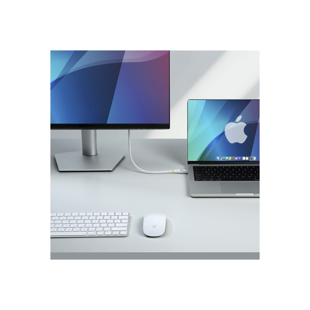 StarTech CC50CM80GUSB4CABLEW 50CM (1.6FT) USB4 CABLE, USB-IF CERTIFIED, 80GBPS, WHITE, LTW - Image 3