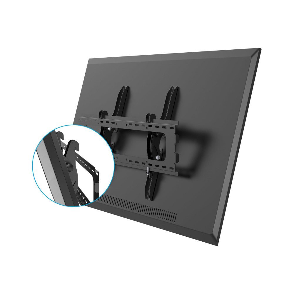 StarTech FLATPNLWALL TV WALL MOUNT, FLAT, 32"-75", <75KG, UP TO 600X400 VESA, BLACK, 5YR - Image 2