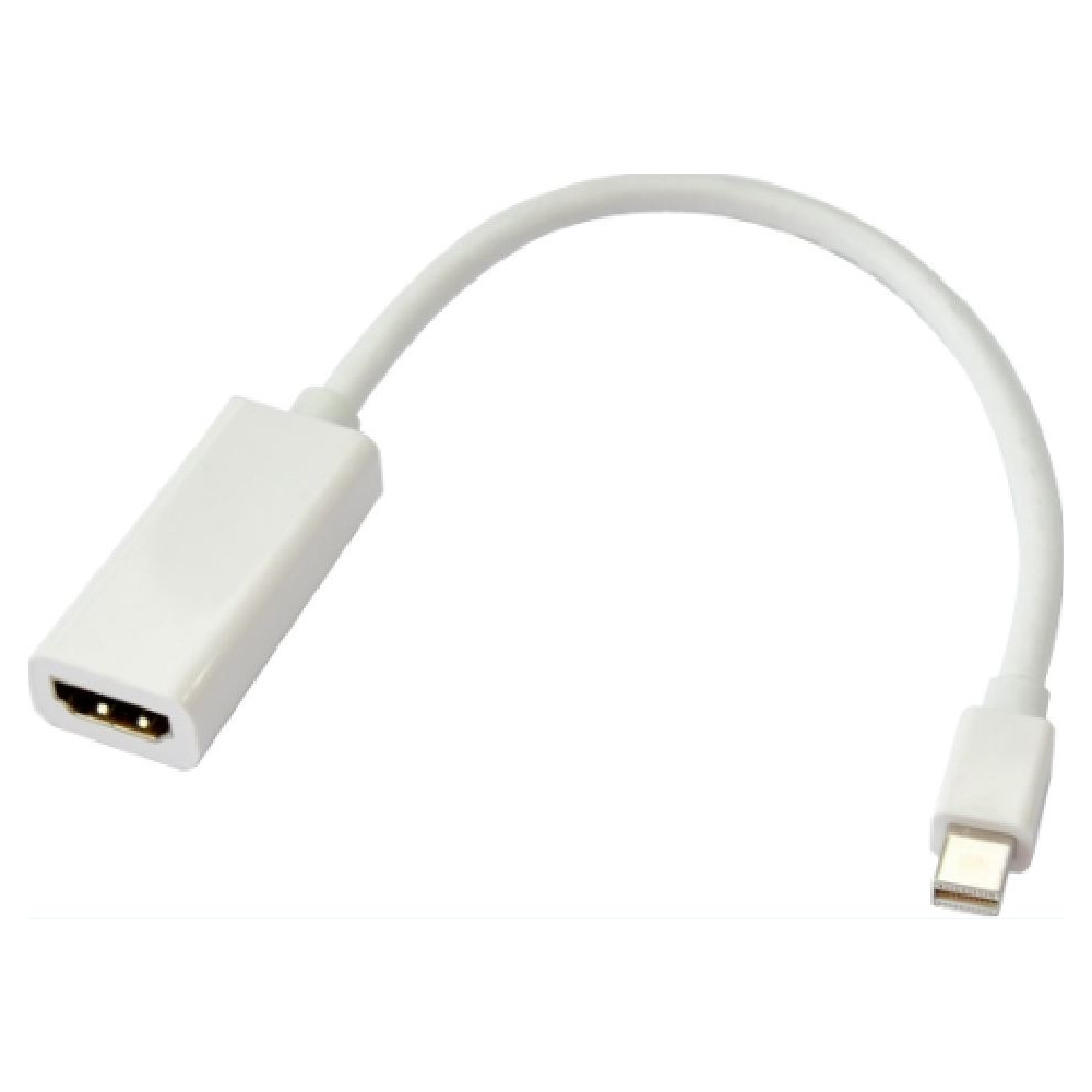 Astrotek AT-MINIDPHDMI-MF Mini DisplayPort DP to HDMI Cable 15cm - 20 pins Male to Female 1080P Adapter Converter for Macbook Pro Air iMac Microsoft Surface Pro - Image 1