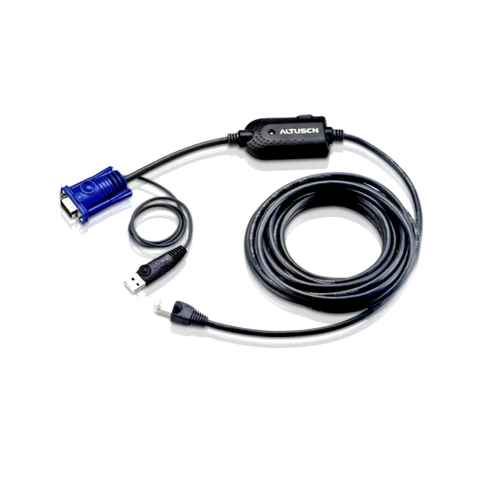 Aten KA7970-AX KVM Cable Adapter with RJ45 Male 4.5M cable to VGA & USB to suit KH and KL series except KL1108V/KL1116V - Image 1