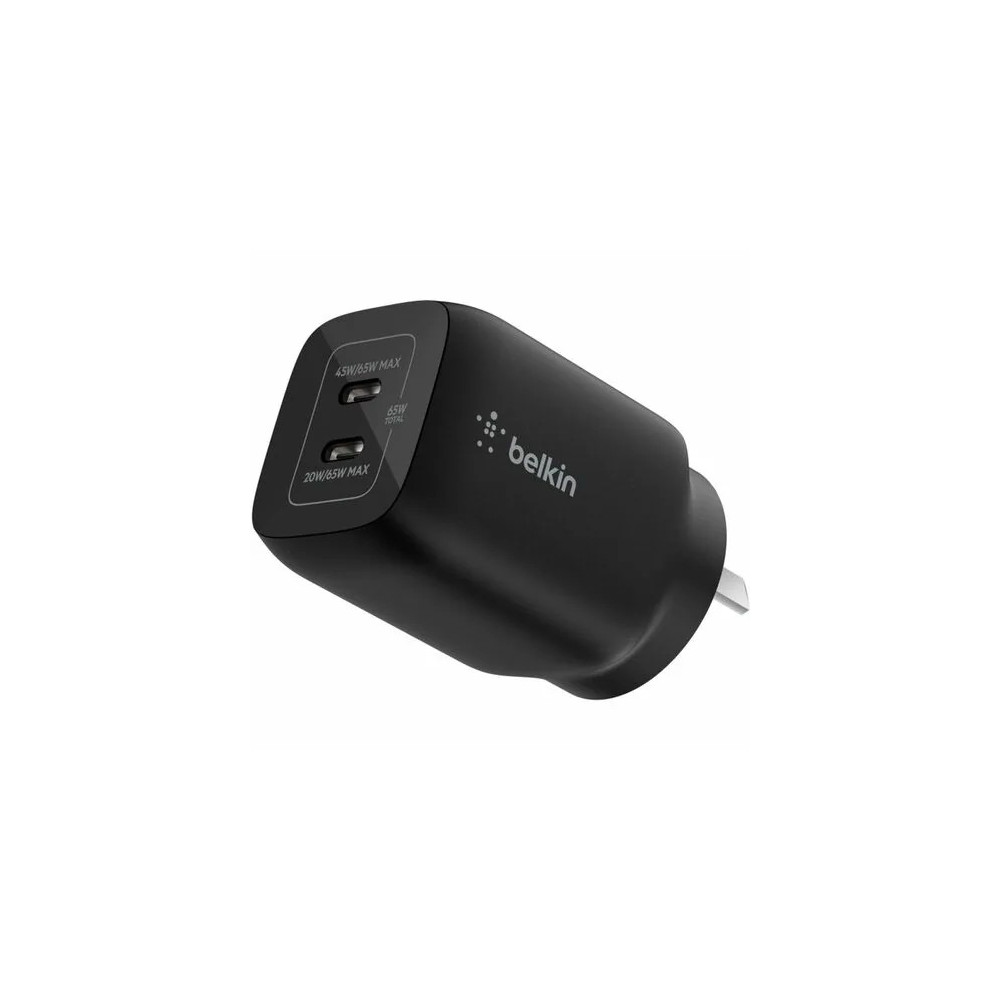 Belkin ENA007AUBK Gaming Dual USB-C Wall Charger 65W for N - Image 4
