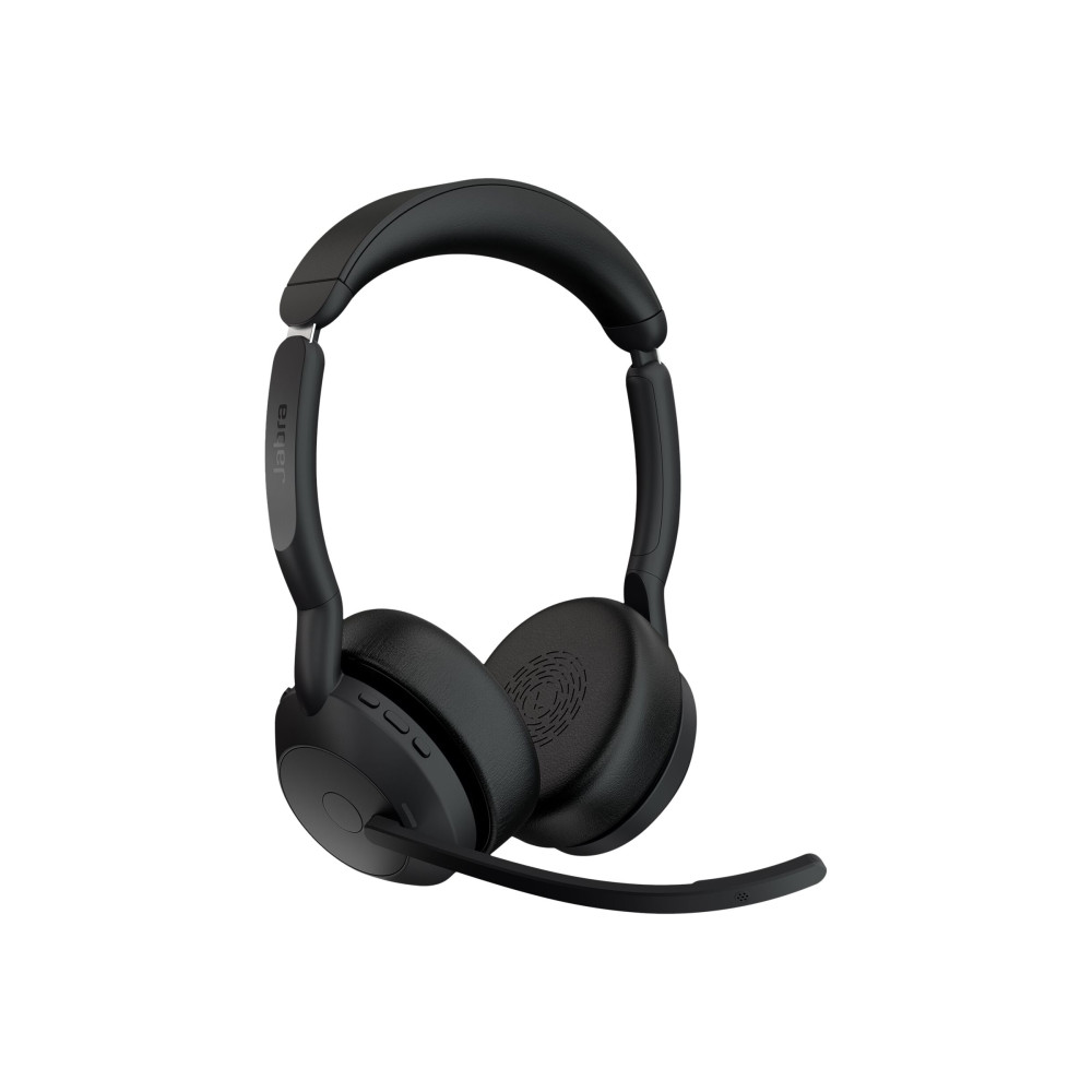 Jabra 25599-989-989 WIRELESS EVOLVE2 55 UC STEREO BLUETOOTH ANC HEADSET W/CHARGING STAND+LINK390A,USB-A - Image 2