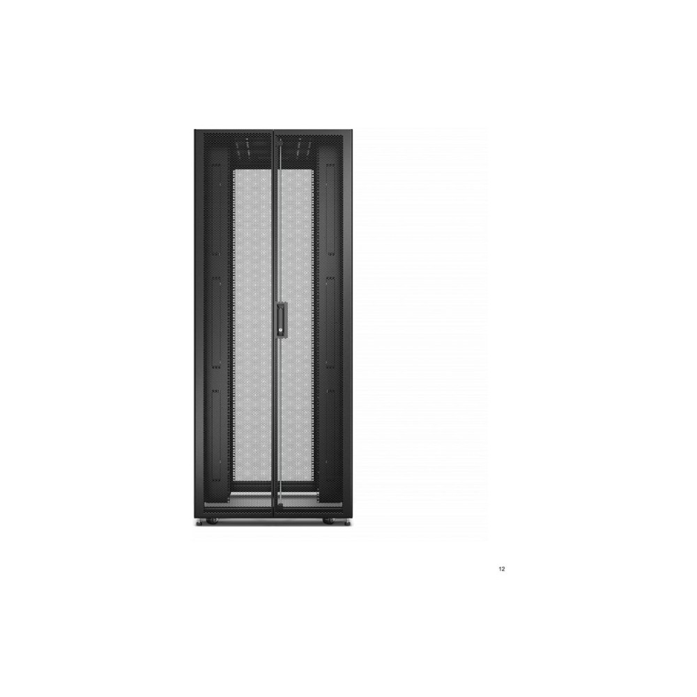 APC ER8222 Easy Rack, 42U, Black, With Roof, Castors, Feet, 4 Brackets, and Side Panels, No Bottom, 1991H x 800W x 1200D mm