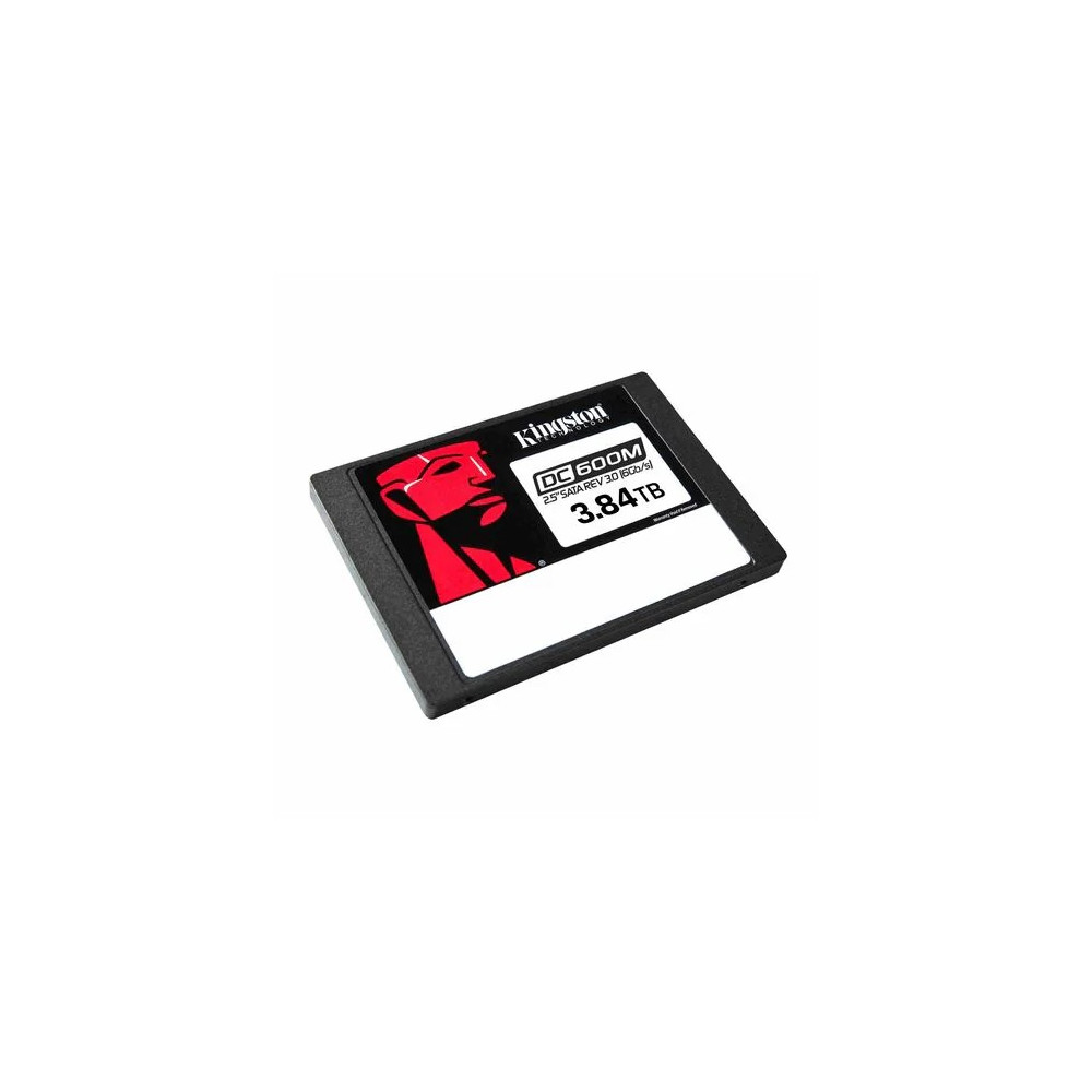 Kingston SEDC600M/3840G Enterprise DC600M 3.84 TB Solid State Drive - 2.5" Internal - SATA (SATA/600) - Mixed Use - Server, Motherboard Device Supported - 1 DWPD - 7008 TB TBW - 560 MB/s Maximum Read Transfer Rate - Hot Pluggable - 256-bit AES Encryption