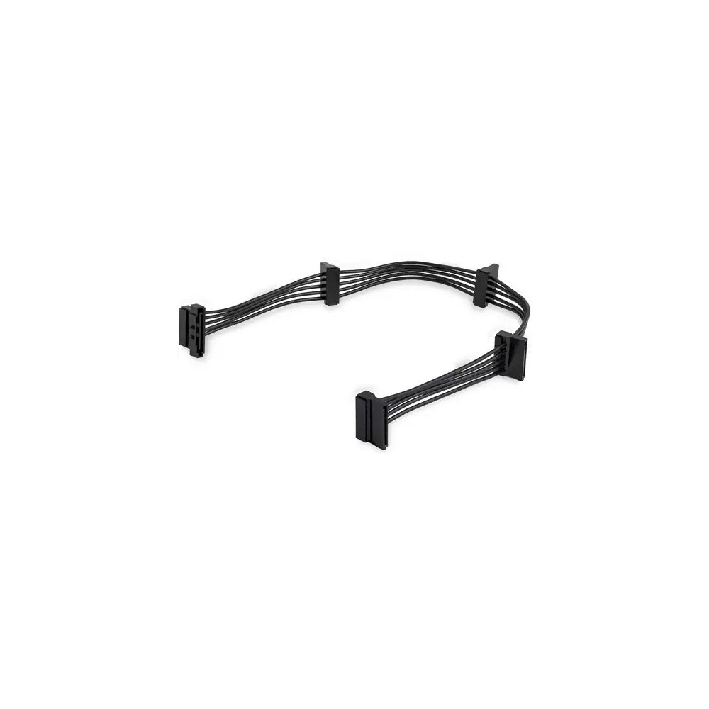 StarTech PYO4SATA 4x SATA Power Splitter Adapter Cable - Cable for Hard Drive, Computer, Optical Drive, Power Supply - First End: 1 x 15-pin SATA - Male - Second End: 4 x 15-pin SATA - Female - Splitter Cable - 18 AWG - Black
