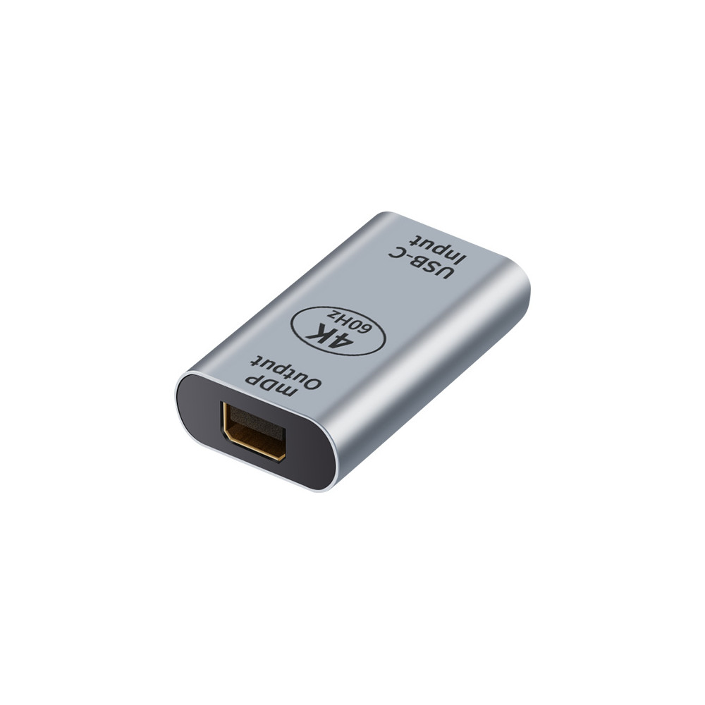 Astrotek AT-USBCMDP-FF USB-C to Mini DP DisplayPort Female to Female Adapter support 4K@60Hz for iPad Pro Macbook Air Samsung Galaxy MS Surface Dell XPS - Image 1