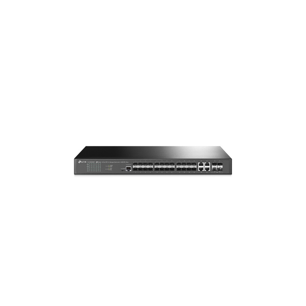 TP-LINK SG3428XF OMADA 24-PORT MANAGED GIGABIT L2+ RACK SWITCH, SFP(20), COMBO(4), 10G SFP+(4),5YR - Image 1