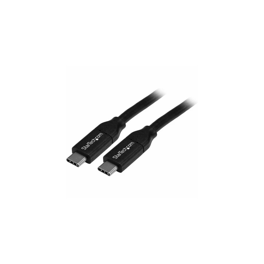 StarTech USB2C5C4M 4M USB-C TO USB-C CABLE, BLACK, 2YR - Image 1