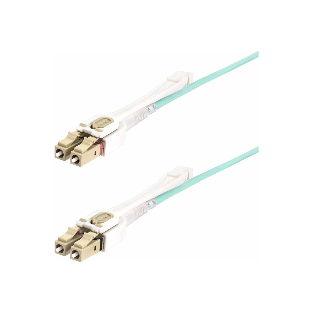 StarTech 450FBLCLC3PP 3M LC/LC-UPC OM4 MULTIMODE FIBER CABLE, PUSH PULL TABS, 50/125, 100G, LTW - Image 2