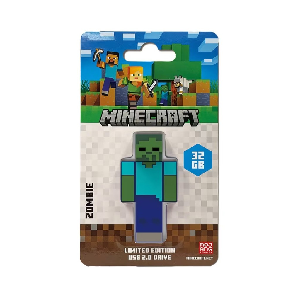Verbatim 66981 Minecraft Zombie - Collector's Edition USB Flash Drive - 32GB - Zombie - Retail - Image 1