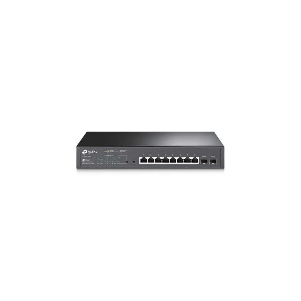 TP-LINK SG2210MP OMADA 10-PORT MANAGED GIGABIT SWITCH, POE+(8), SFP(2), 150W, 5YR - Image 1