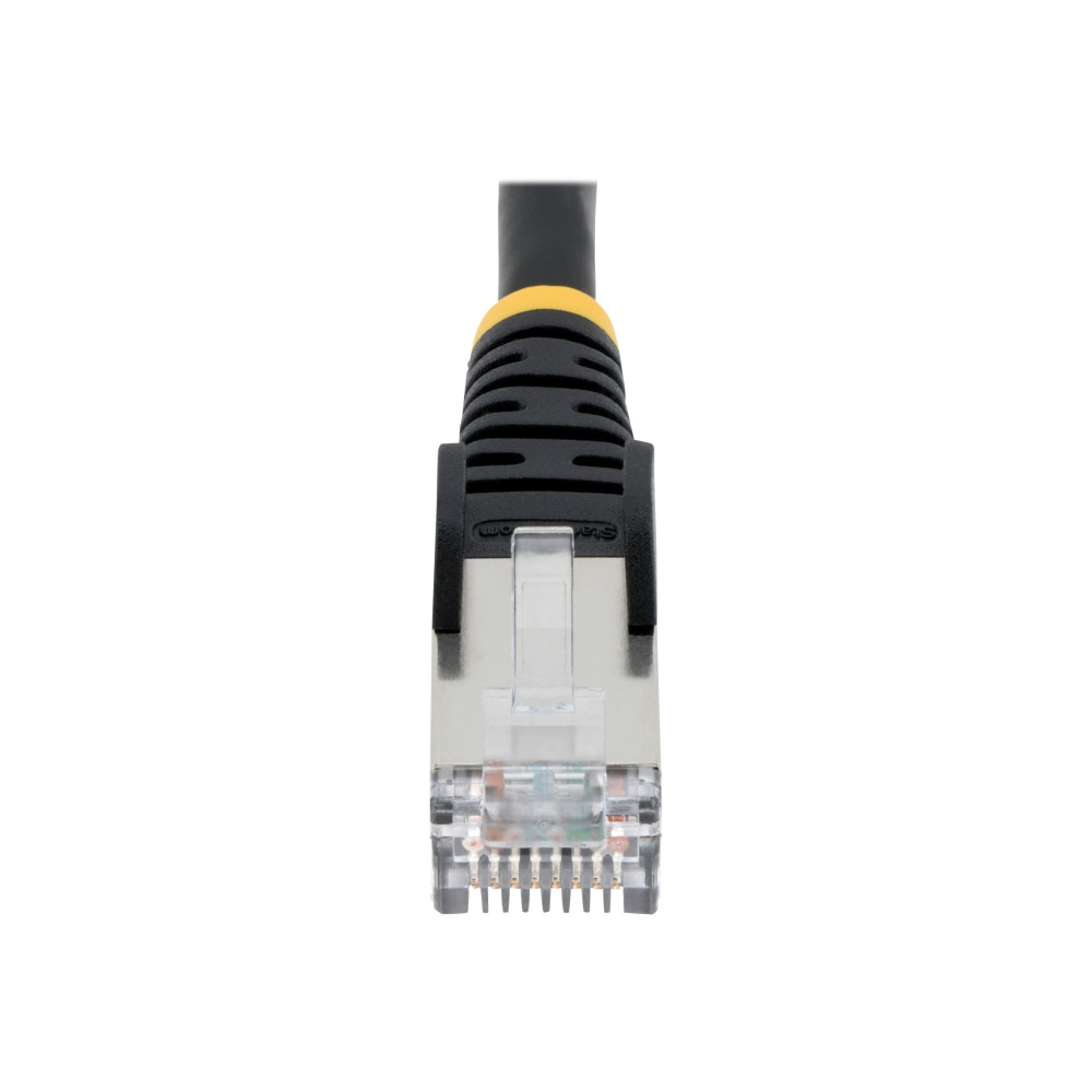 StarTech NLBK-2M-CAT6A-PATCH 2M CAT6A ETHERNET CABLE - BLACK - LOW SMOKE ZERO HALOGEN (LSZH) - 10GBE 500MH - Image 3