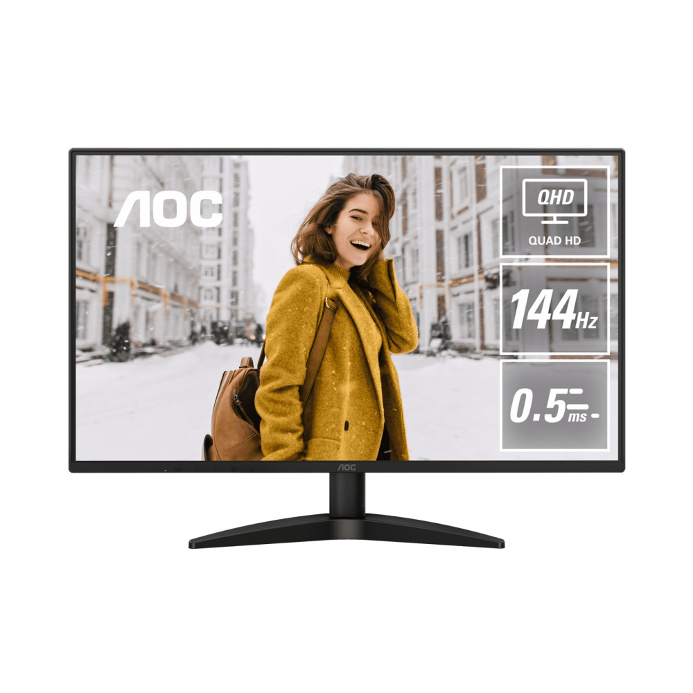 AOC Q27B36X ,27' IPS,QHD 2560x1440@144Hz,0.5ms/4ms,300cd/m²,1500:1,HDMI 2.0+DP 1.4,178°,VESA100 - Image 1