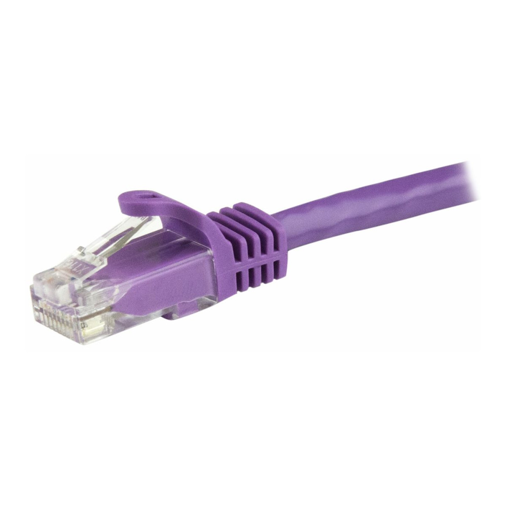 StarTech N6PATC5MPL CAT6 ETHERNET CABLE 5M PURPLE 650MHZ 100W SNAGLESS PATCH CORD LTW - Image 3