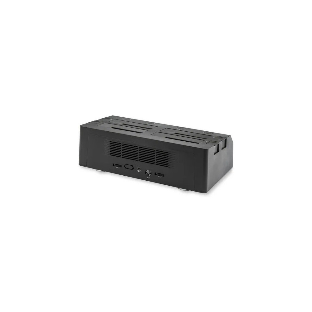 StarTech SDOCK4U313 4-Bay USB to SATA Hard Drive Docking Station, USB 10Gbps, External 2.5/3.5" SSD/HDD Dock, SATA III, Hot-Swap, Top-Loading - Quad-Bay Hard Drive Dock for 2.5" / 3.5" SATA drives; SATA III (6.0 Gbps) HDD/SSD; USB 3.2 Gen 2 (10  - Image 2