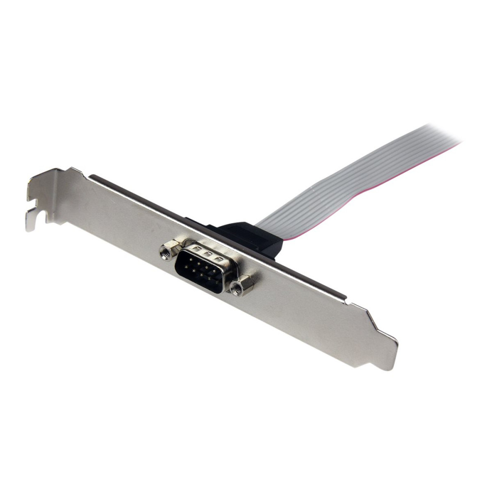 StarTech PLATE9M16 16IN (40CM) 9 PIN SERIAL MALE TO 10 PIN MOTHERBOARD HEADER SLOT PLATE - Image 2