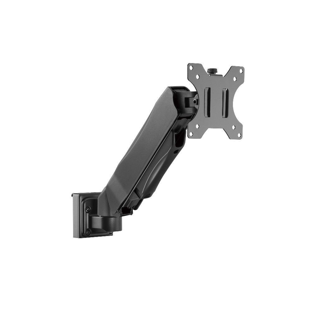 Brateck SW03-8 Slatwall Gas Spring Monitor Arm, Effortless Monitor Height Adjustment with Gas Spring, for 13'-27' Screen, Up to 6.5kg/Screen - Image 1