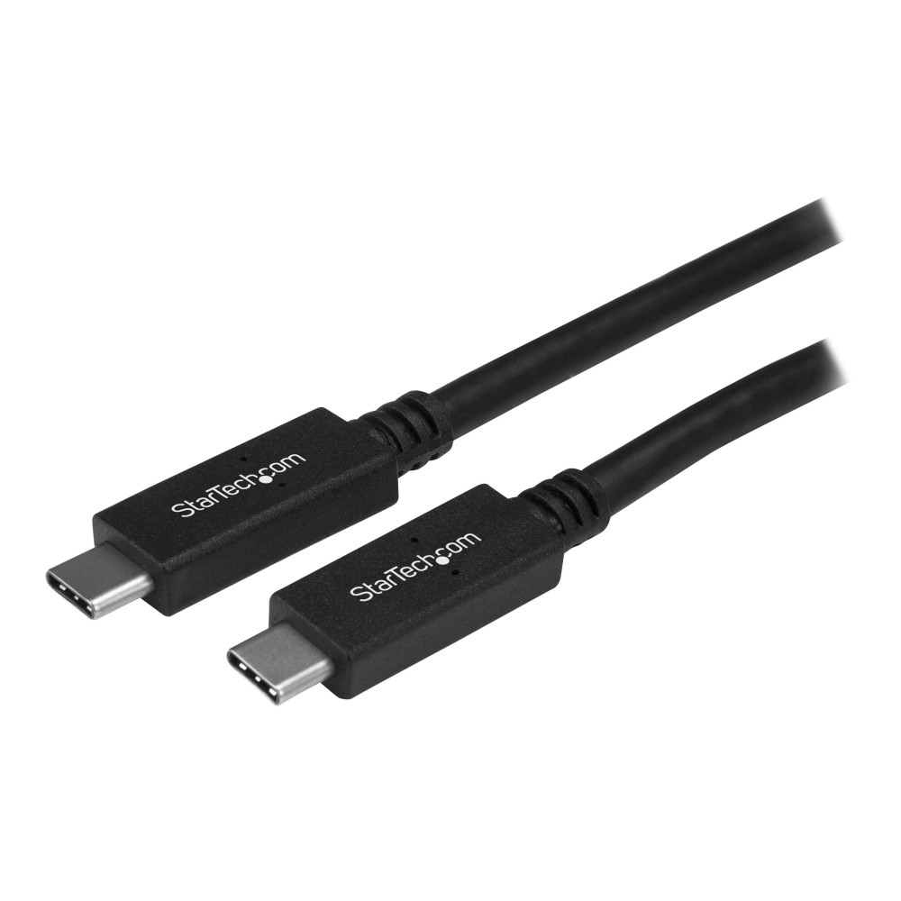 StarTech USB31CC50CM 50CM USB-C 3.1 CABLE, TB 3 COMPATIBLE, BLACK, 2YR - Image 2
