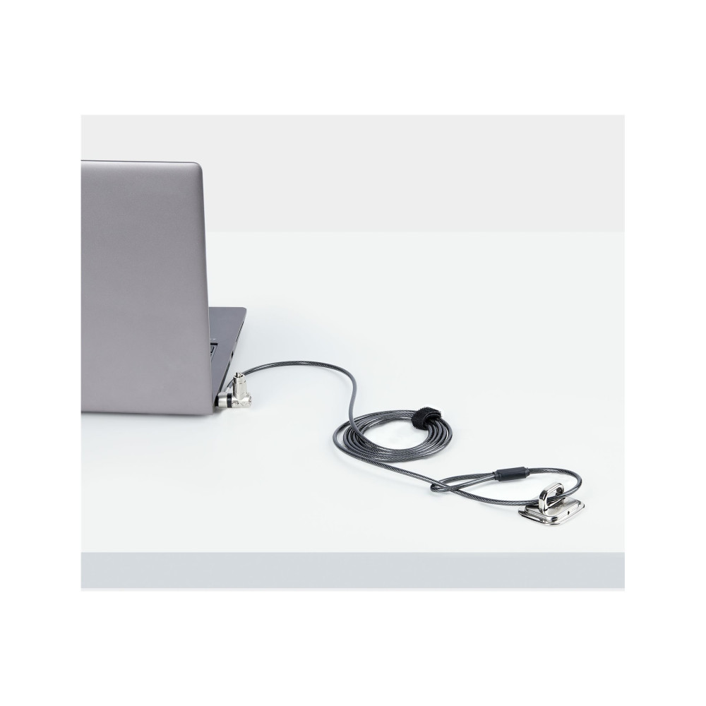 StarTech UNIVK-LAPTOP-LOCK 2M UNIVERSAL LAPTOP LOCK COMPATIBLE w/ NOBLE WE DGE/NANO/K-SLOT, KEYED LOCK - Image 1