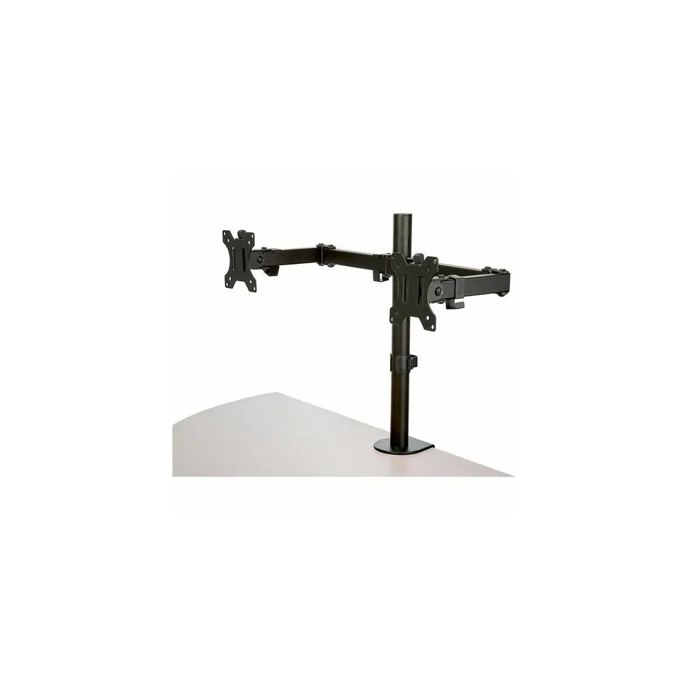 StarTech ARMDUAL2 DUAL MONITOR DESK GROMMET MOUNT, UP TO 32", ARTICULATING, H/ADJ, VESA, 5YR - Image 1