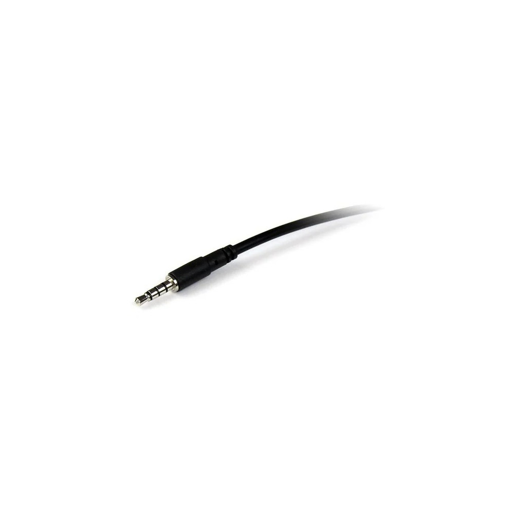 StarTech MUHSMF1M 1M 3.5MM 4 POSITION TRRS HEADSET EXTENSION CABLE - M/F - Image 2