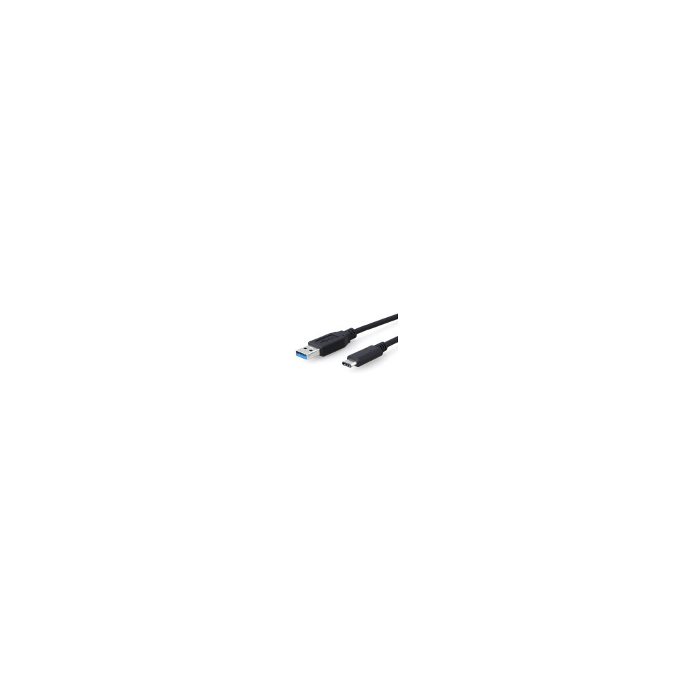 8ware UC-3001AC USB-C to USB3.0 Cable 1m Type C to A Male to Male Black 10Gbps - Image 1