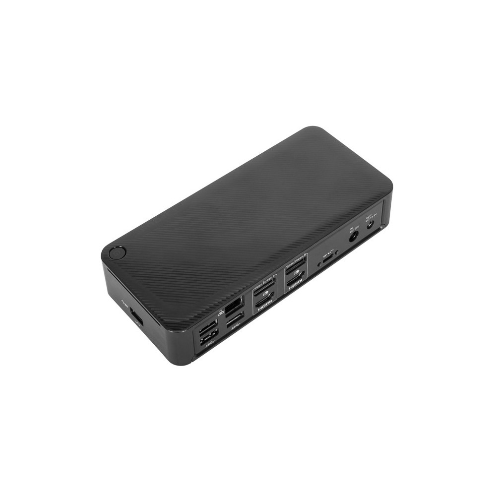 Targus DOCK182AUZ UNIVERSAL DOCKING STATION, 4K, 100W PD, USBC(1), HDMI(2),DP(2),LAN, USB(4), 3YR - Image 1