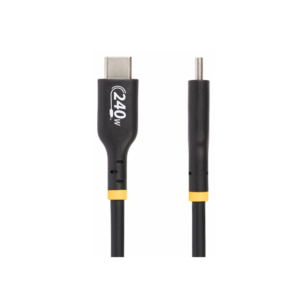 StarTech USB2EPR1M 1M USB-C 240W CHARGING CABLE, USB-IF CERTIFIED, LTW - Image 2