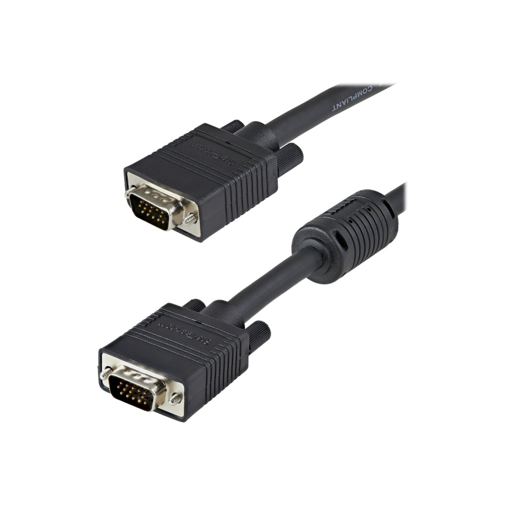 StarTech MXTMMHQ1M 1M COAX HIGH RESOLUTION MONITOR VGA CABLE, HD15 M/M, LTW - Image 2
