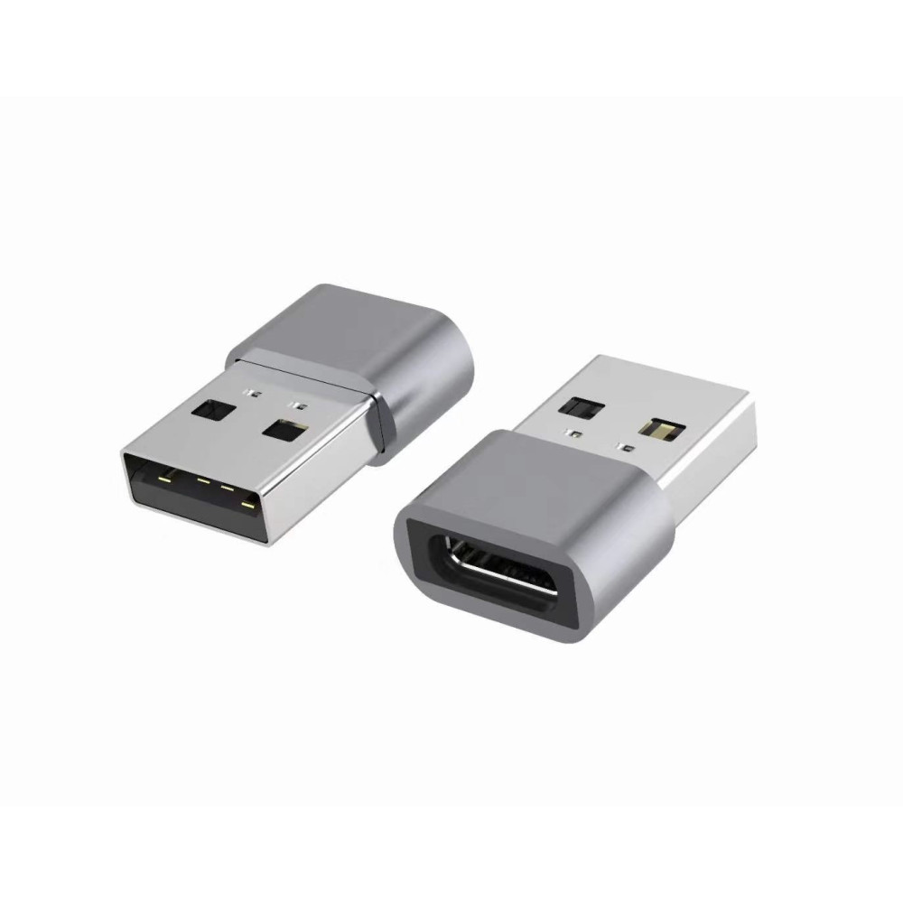 Astrotek AT-USBCUSBA-FM USB-C to USB-A Type C Female to Type-A Male OTG Adapter 480Mhz For Laptop, Wall Chargers,Phone Sliver - Image 1